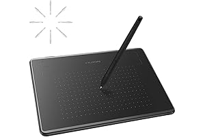 Huion 580 Drawing Tablet 4.8x3 Inspiroy H430P with Battery-Free Stylus, Art Tablet...