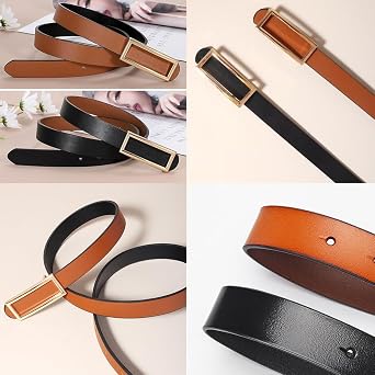 Classics Leather Belt for Women Fashion Ladies Belts for Jeans Dress Pants
