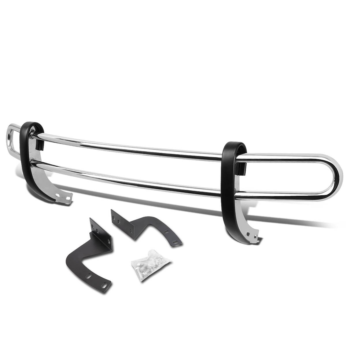 Auto Dynasty Stainless Steel Double Bar Rear Bumper Guard Compatible with Murano 09-14