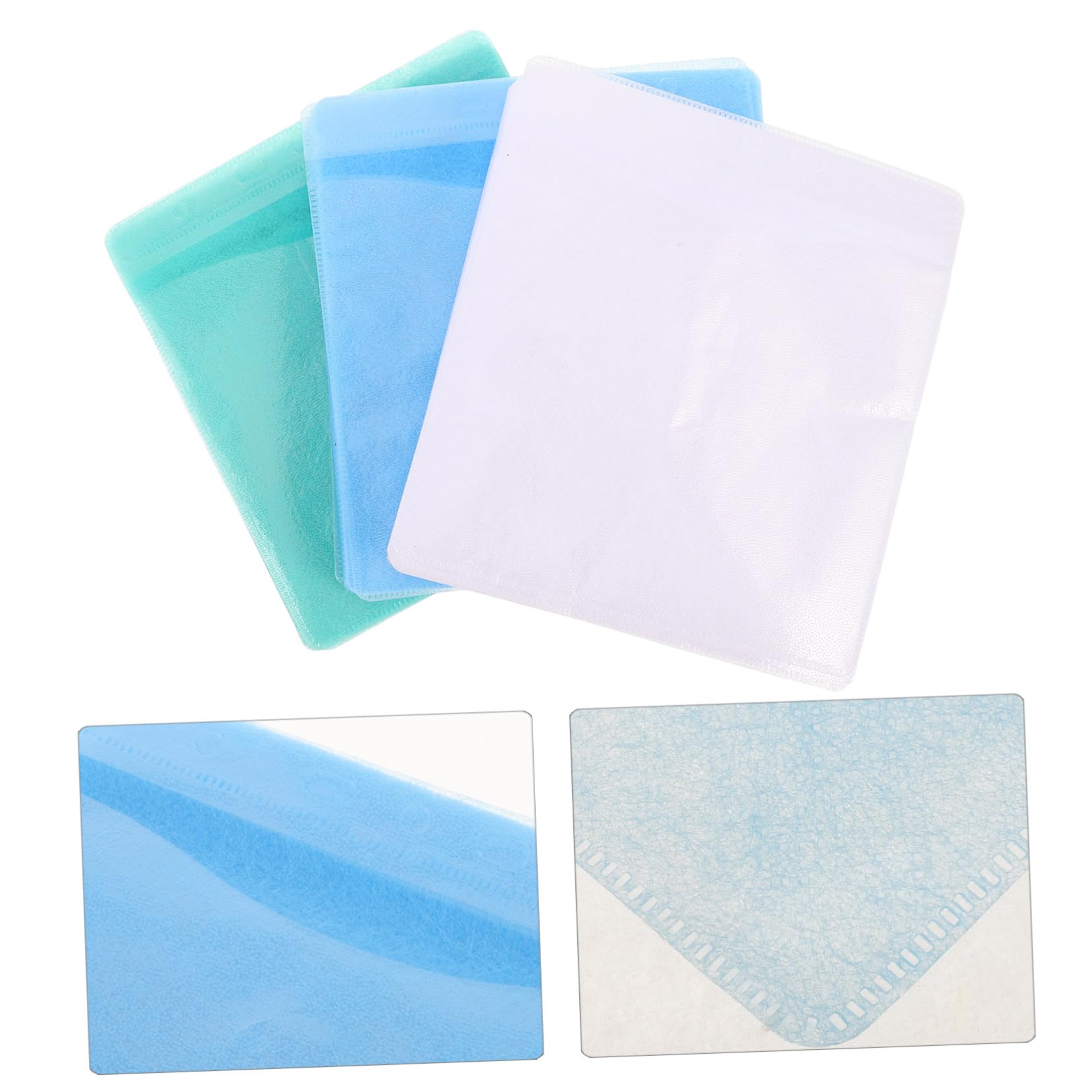 VALICLUD 600 Piezas Fundas CD Transparente PP Grueso Protección contra Arañazos Funda Almacenaje Discos Fácil Identificación Reutilizable