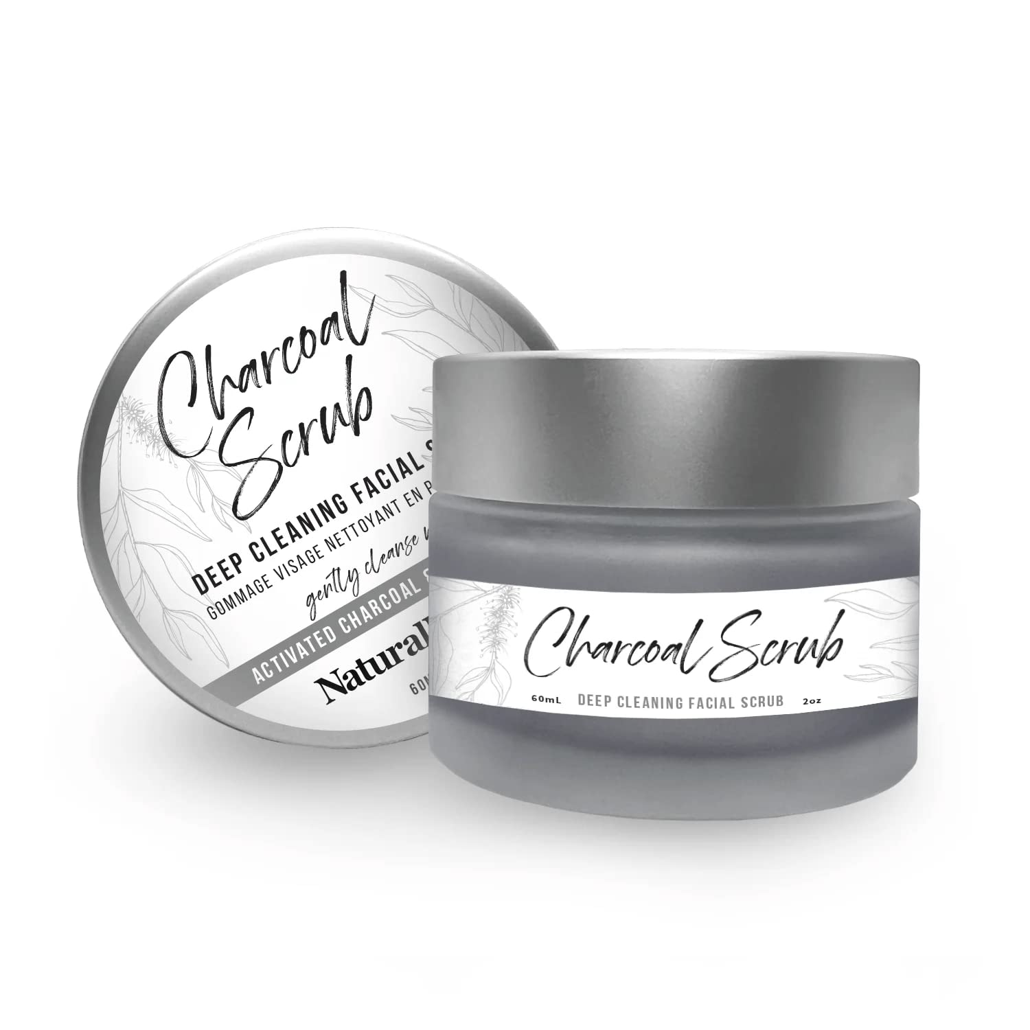 2 Pack: Charcoal Scrub - Deep Cleaning Facial Scrub