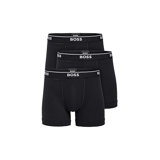 BOSS Pacote com 3 cuecas boxer de algodão masculinas