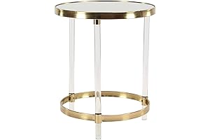 Deco 79 Mirrored Side Table: A Refined Touch of Elegance for Your Home