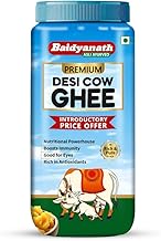 Baidyanath Premium Desi Cow Ghee | Pure Traditional Cow Ghee | Boosts Energy, Supports Immunity & Promotes Ayurvedic Wellness | 900ml