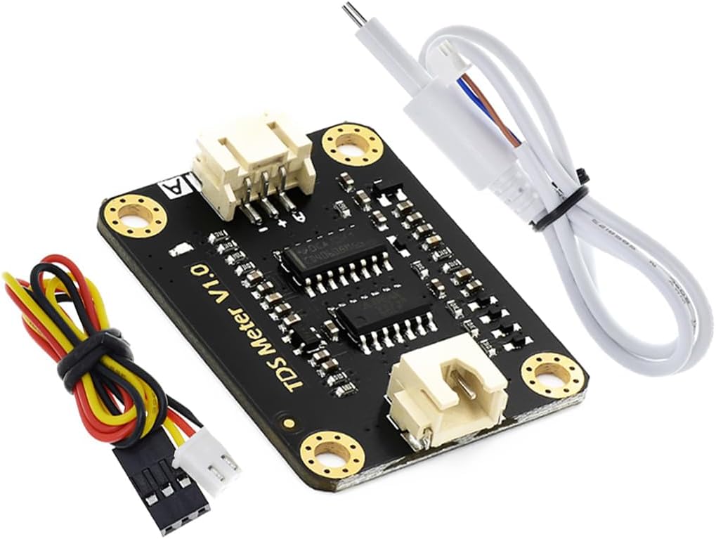 TDS Sensor Water Conductivity Sensor Liquid Detection Sensor Water Quality Monitoring Sensor Module TDS Monitor Kit Analog Output