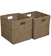 小物入れ F&M square basket with handle / ENGLAND F&M square basket