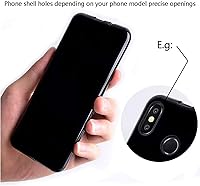 Vista 4 de Funda de TPU para Honor X5, Negro Flexible Silicona Slim Fit Soft Shell Lindo Caso Trasero Bumper Funda Protectora de Goma para Honor X5 (6,5")