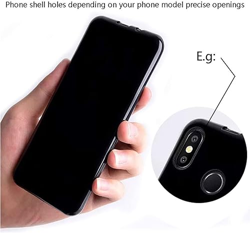 Miniatura 4 de Funda de TPU para Honor X5, Negro Flexible Silicona Slim Fit Soft Shell Cute Back Case Bumper Funda protectora de goma para Honor X5 (6,5") - KE157