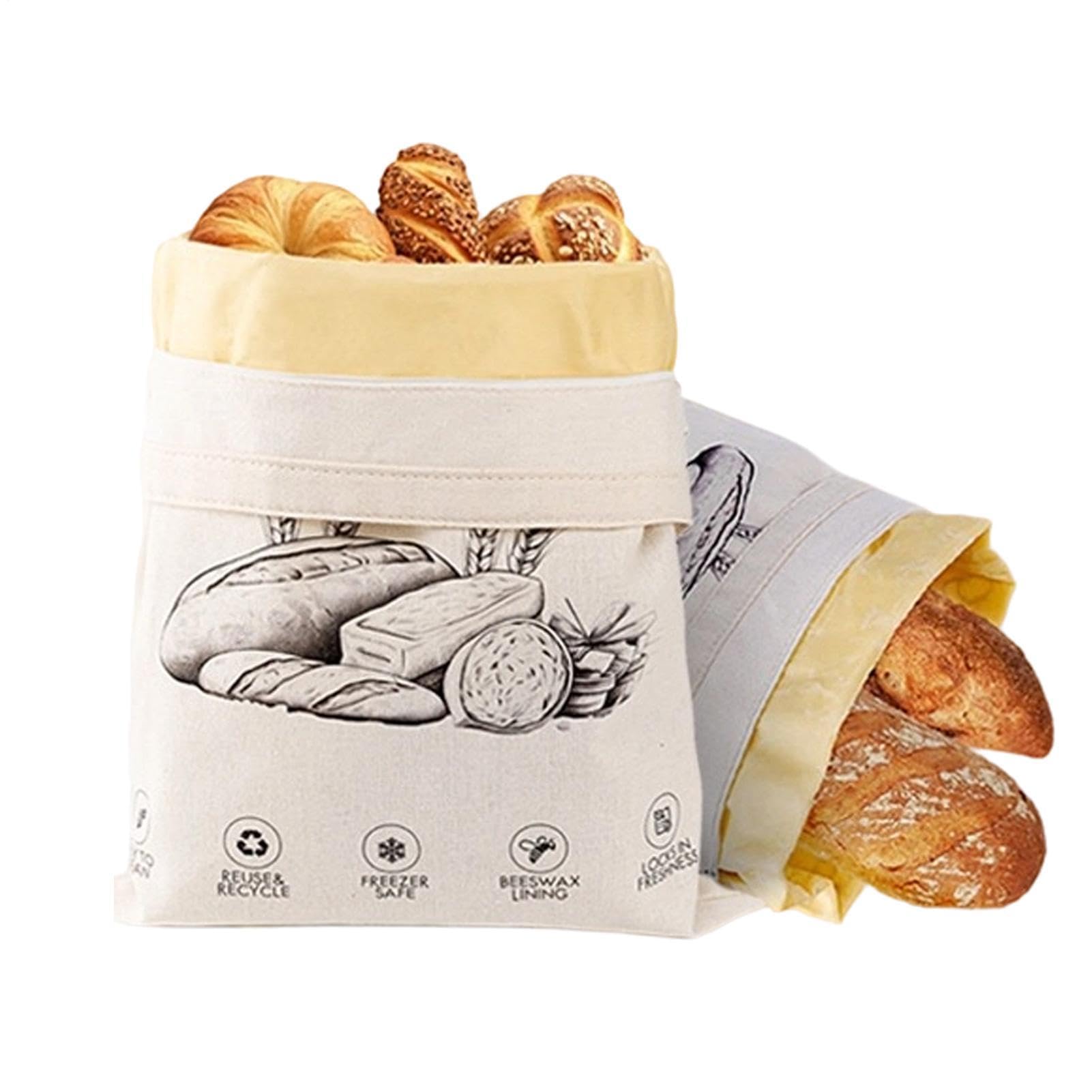 Bolsas de pan para barras y repostería en cocina o cafetería