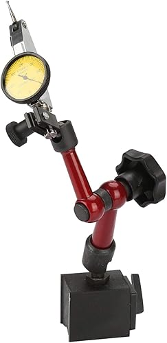 Miniatura 5 de Maxmartt Indicador de prueba de dial, soporte de base de soporte magnético flexible y fuerte + indicador de prueba de dial de palanca