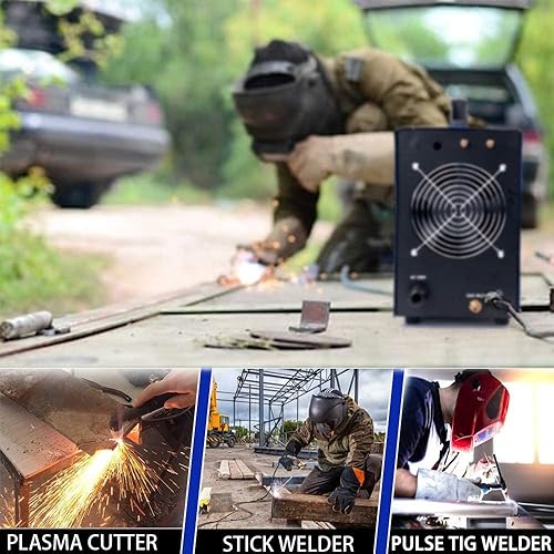 Miniatura 8 de CT418 3-IN-1 110V/220V Cortador de Plasma Multifuncional Máquina Combo, Cortador de Plasma 40A/180A Lift TIG/180A Stick Welder, 2/5 "Pantalla