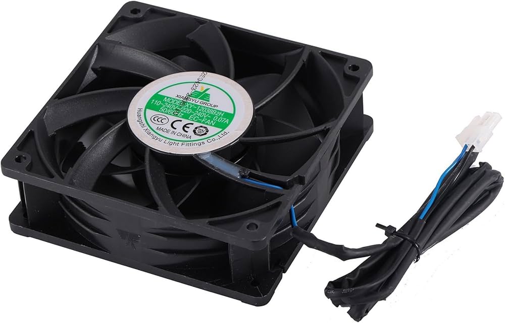 Amazon.com: XY-12038B2H EC-Fan 110V-240V 0.06A 12CM 120×120×38mm