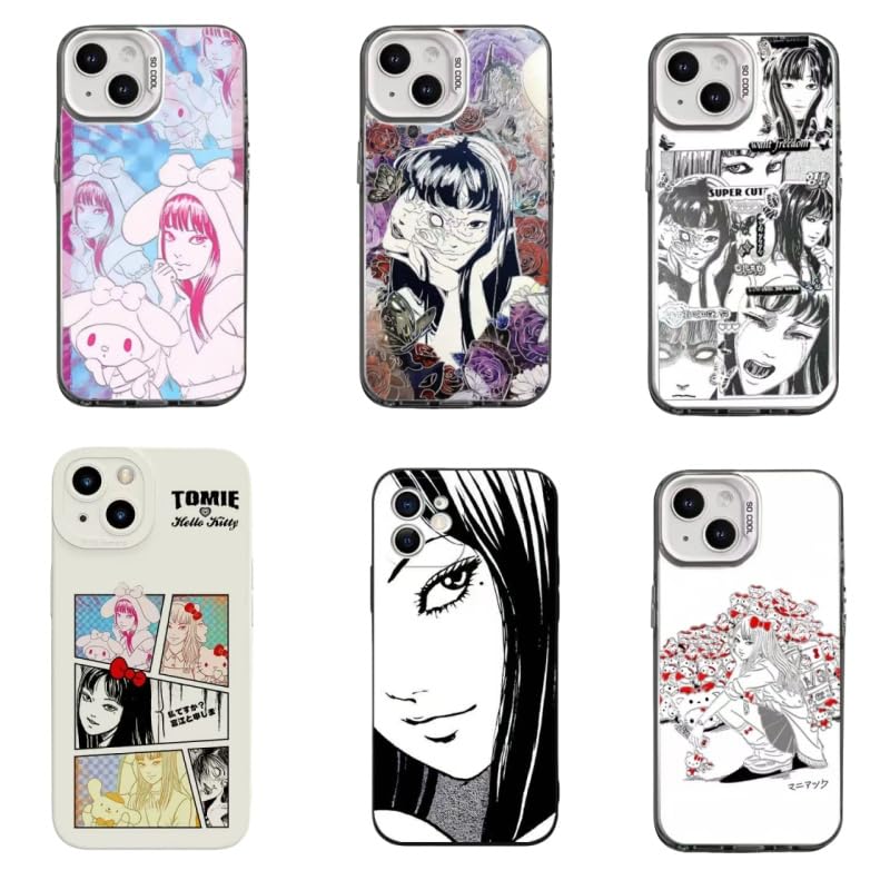 川上富江 スマホケース 伊藤潤二 iphone17適ケース グッズ スマホケース グッ 軟殻 TPU アイフォンケース シリカゲル 携帯ケース 薄型軽量 耐冲撃 滑り防止 落下防止 全面保護 ワイヤレス充電対応 (Iphone 16 Plus適用ケース,5) [並行輸入品]