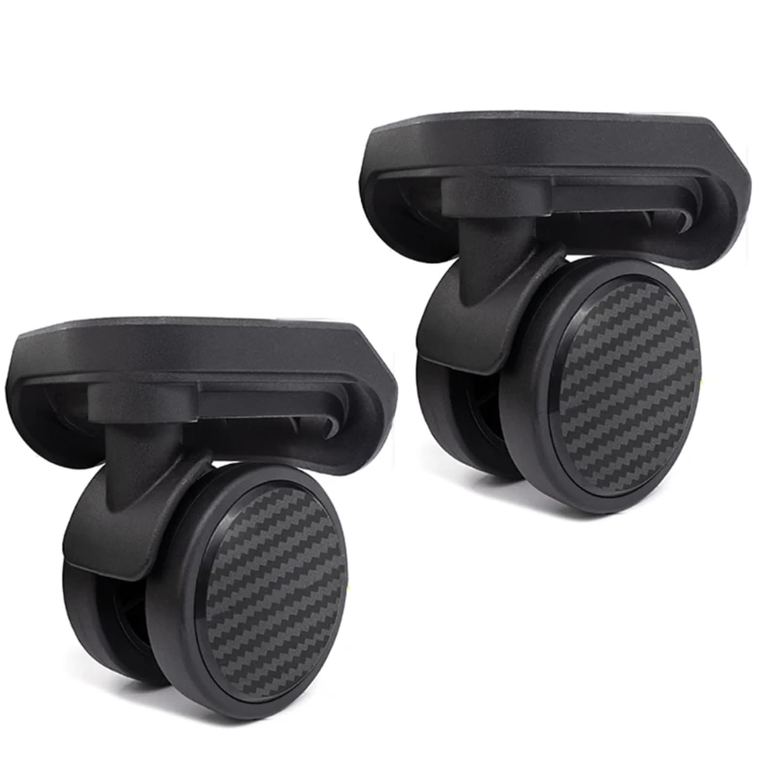 GYEQXKT Replacement Luggage Wheels - 1 Pair Swivel 360° Rolling Suitcase Casters Compatible with Most Luggage ModelsTravel Spinner Wheel Set (W200)