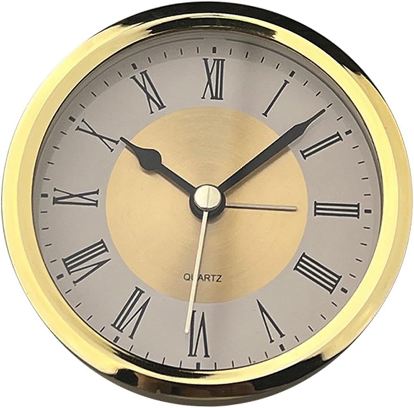 Aesthetic 89MM Quartz Inserts Designed to Enhance Your Clocks Features Beautifully Crafted Gold Arabic Numerals