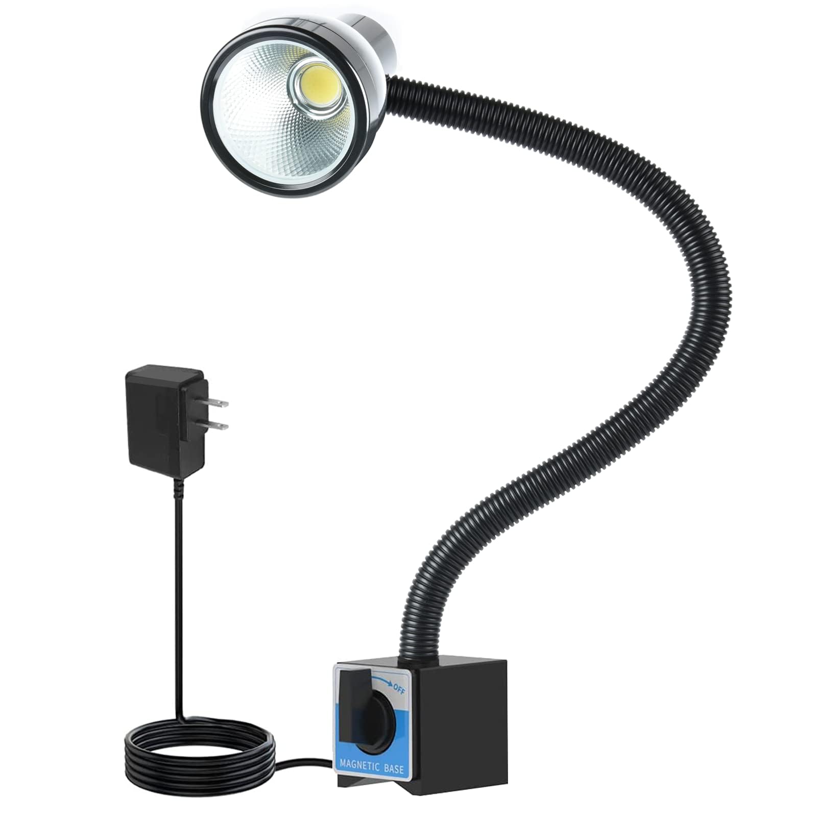 led work lights, IP65magnetic work light, 1200 lumen work lights for mechanics, magnetic base for milling machines, machine lights for workbenches and