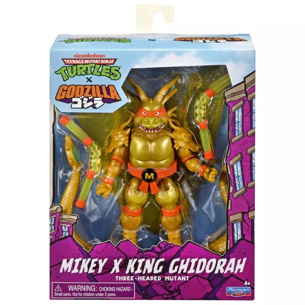Teenage Mutant Ninja Turtles TMNT x Godzilla Figure Mikey