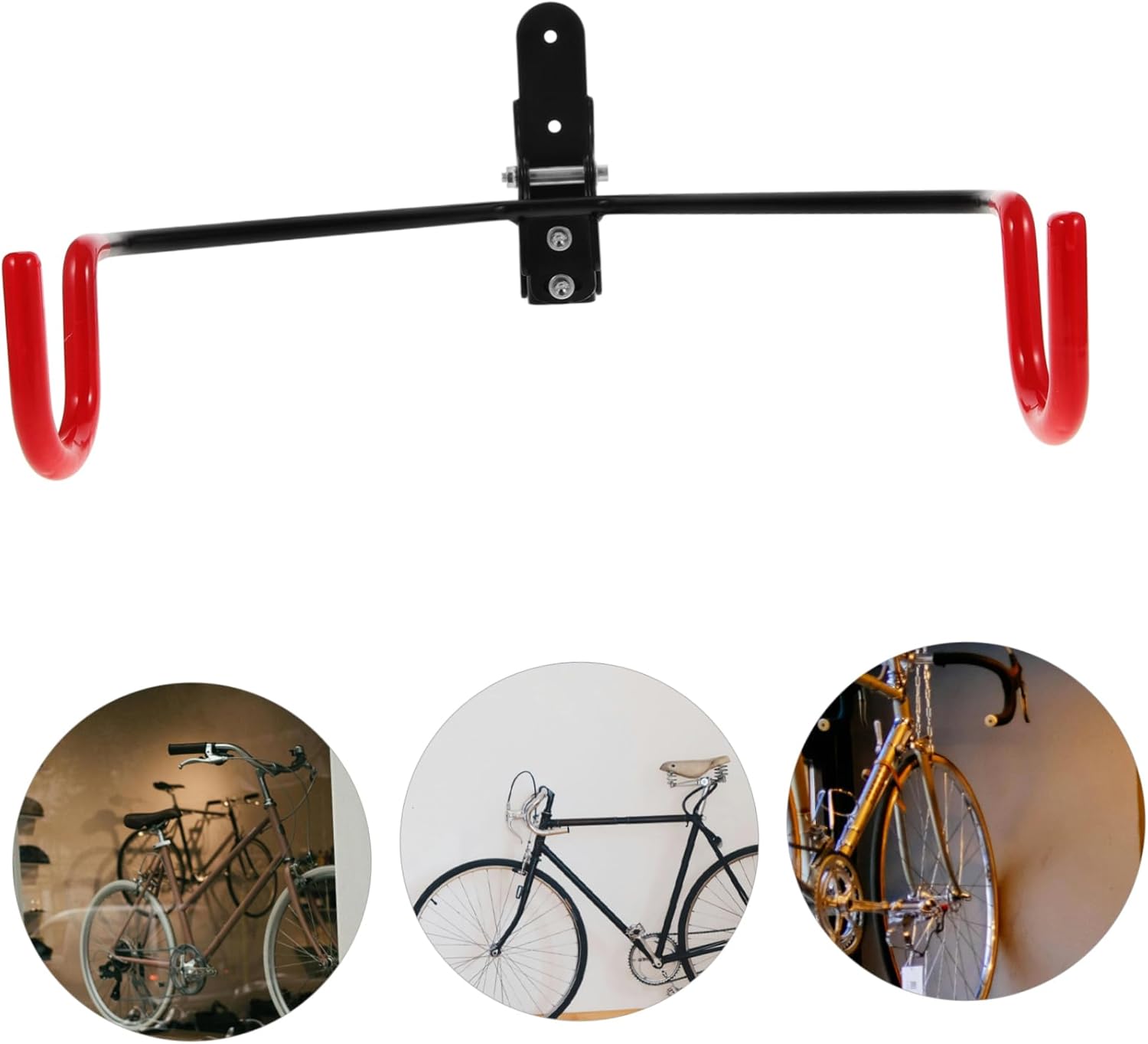 DOITOOL Wall Mount Hook for Garage Heavy Duty Bike Hanger Space-Saving Design Easy Installation for Indoor Storage and Display of