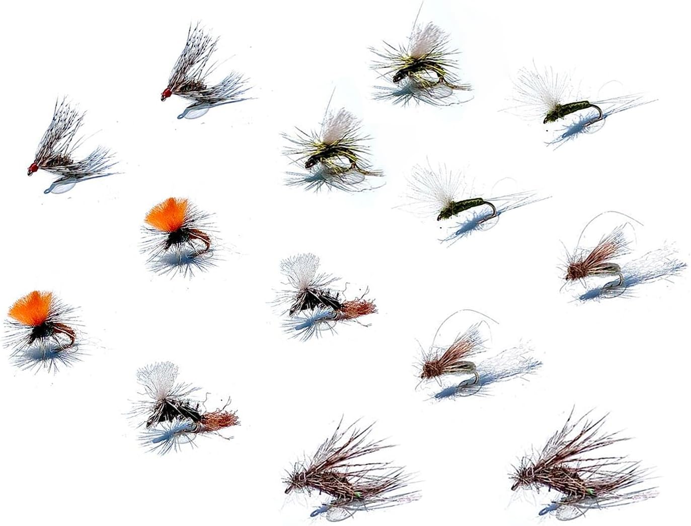 RoxStar Fishing Fly Shop, Premium Stimulator Dry Fly Assortment, Hand-Tied Dry Flies for Trout and Bass