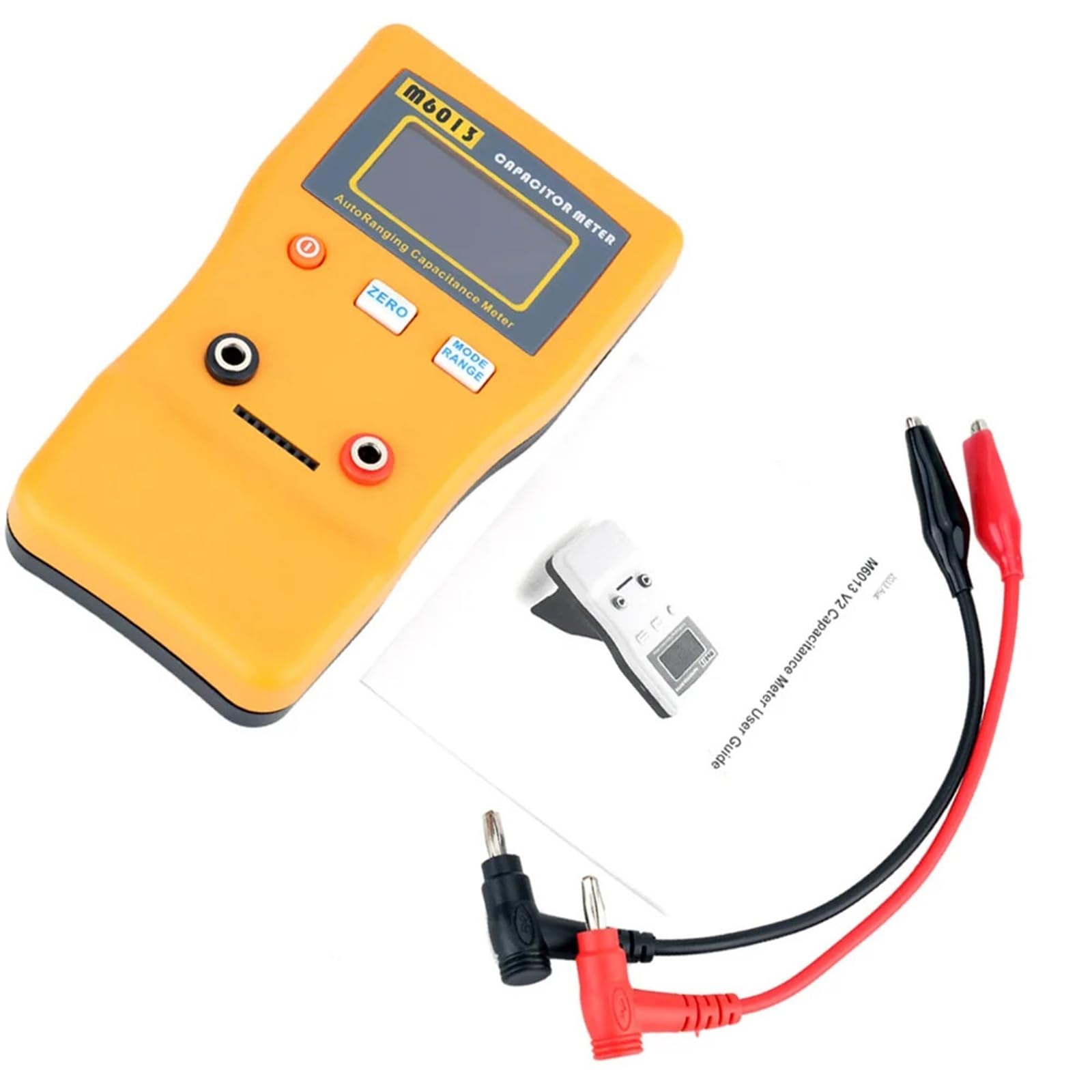 Analizzatore di reti elettriche, Misuratore di capacità ad alta precisione M6013 Misurazione del valore professionale for tester circuito condensatori
