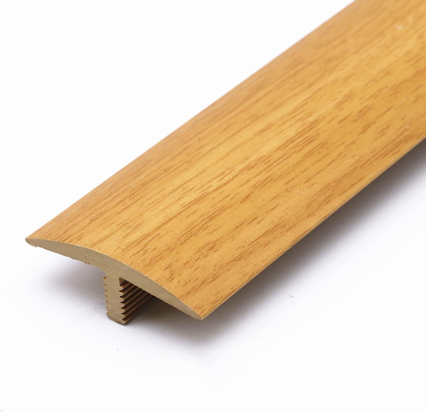 Door Strip Threshold Transition Strip T-Molding Self-Adhesive Floor Seam Transition Strips, PVC Floor Edging Trim for Doorway Threshold Transition, 35" / 39" / 43" / 47" / 51" / 55" / 59" L