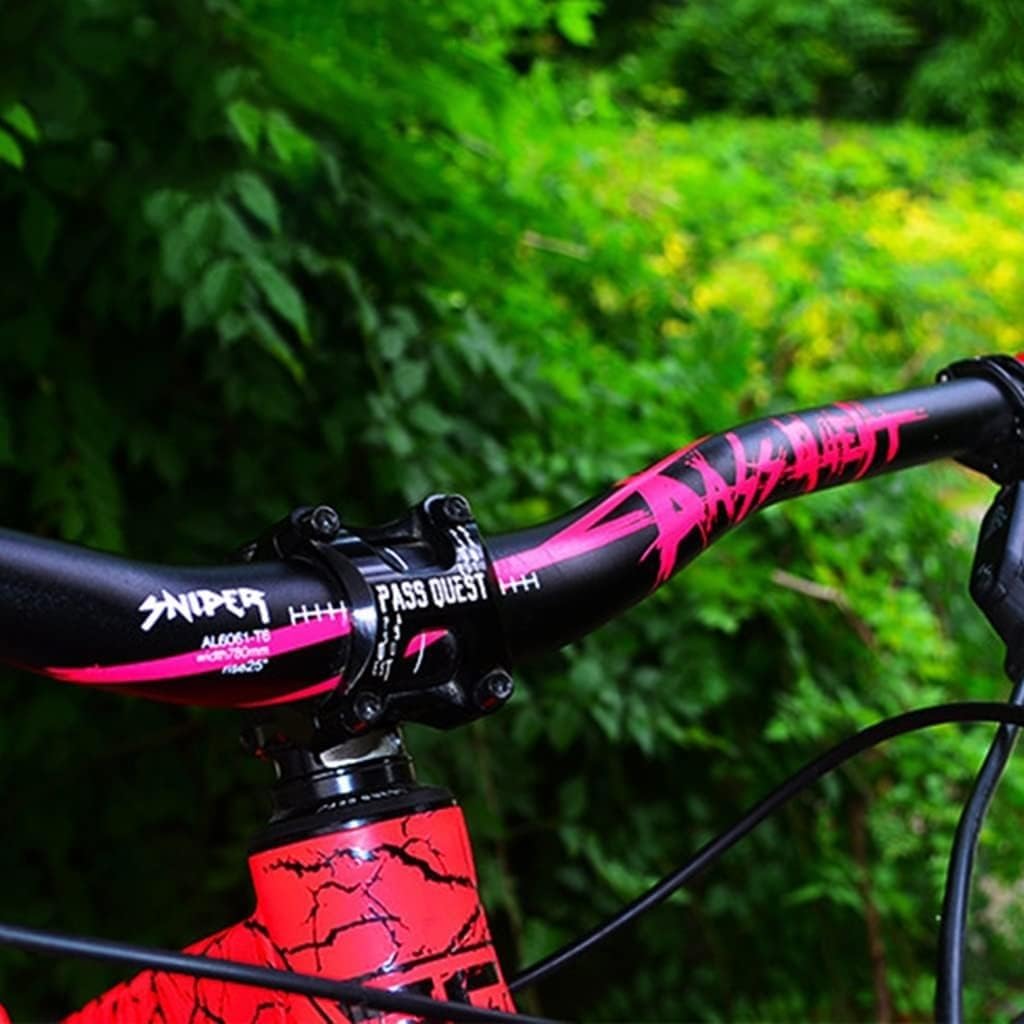 Manillar Elevado para Bicicleta de Carretera y MTB de 31,8 * 780 mm de Altura, Manillar extralargo de 35 mm, Manillar de Bicicleta de montaña de aleación de Aluminio Tipo golondrin