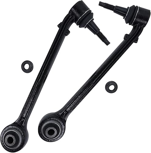 Miniatura 358 de Detroit Axle - Kit de brazos de control delanteros de 8 piezas para Dodge Ram 1500 2006-2008 5-Lug, 2 brazos de control superiores con rótulas, 4