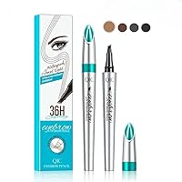 Vista 1 de Eyebrow Pencil Eyebrow Microblading Pen-Liquid Waterproof Eyebrow Pencil-Eye Makeup Eyebrow Pen Micro 4 Point Brow Pen Lift & Snatch Eyebrow 01#