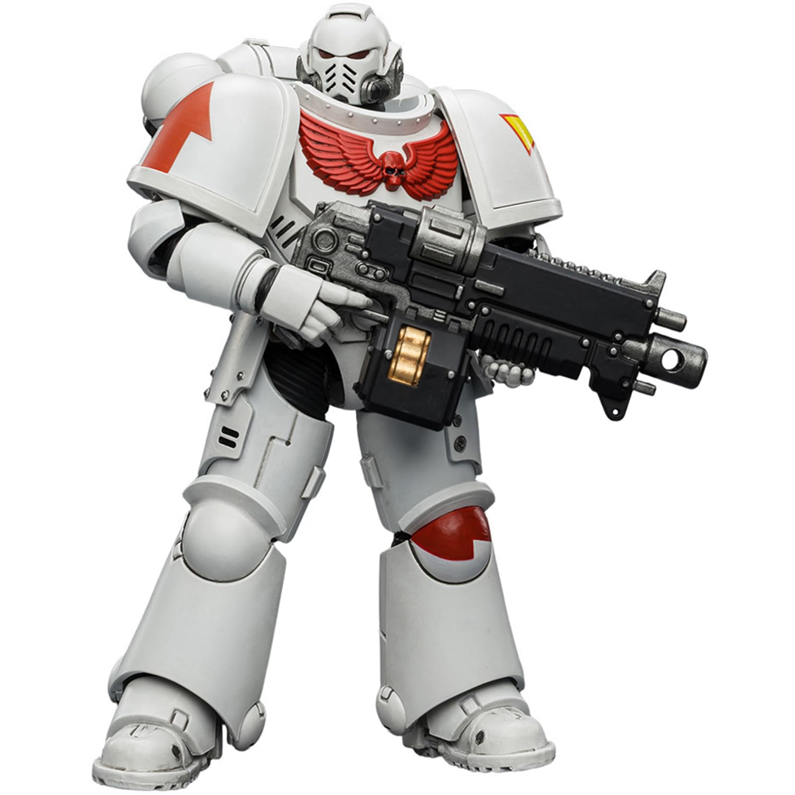 JOYTOY Warhammer 40k White Scars Intercessor with Bolt Rifle, Bolt Pistol and Chainsword 1/18 Action Figure Collect And Display Model