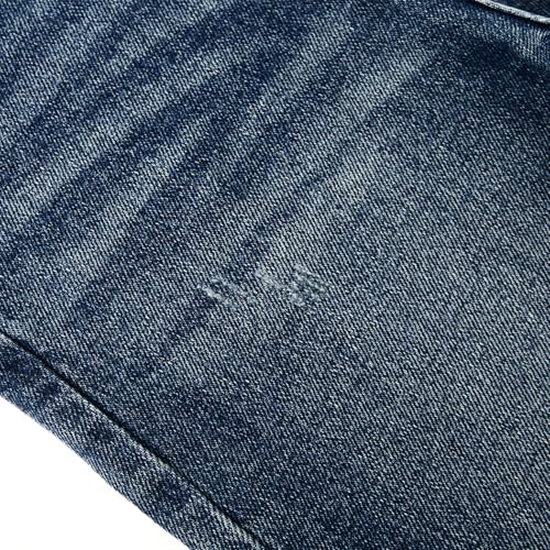 KIDSCOOL SPACE Girls Slim Fit Wide Leg Jeans, Micro Distressed Fashion Denim Pants4