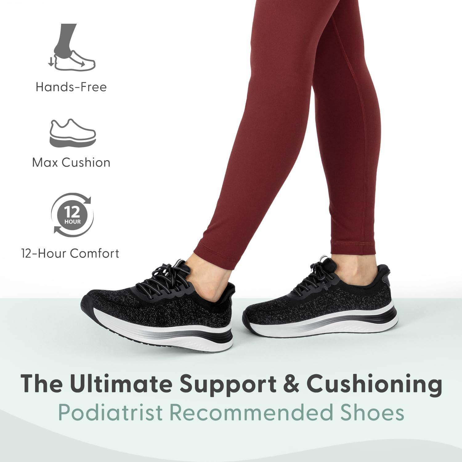 Orthofeet Women's Orthopedic Hands-Free Nira Slip-On Sneakers - Image 2