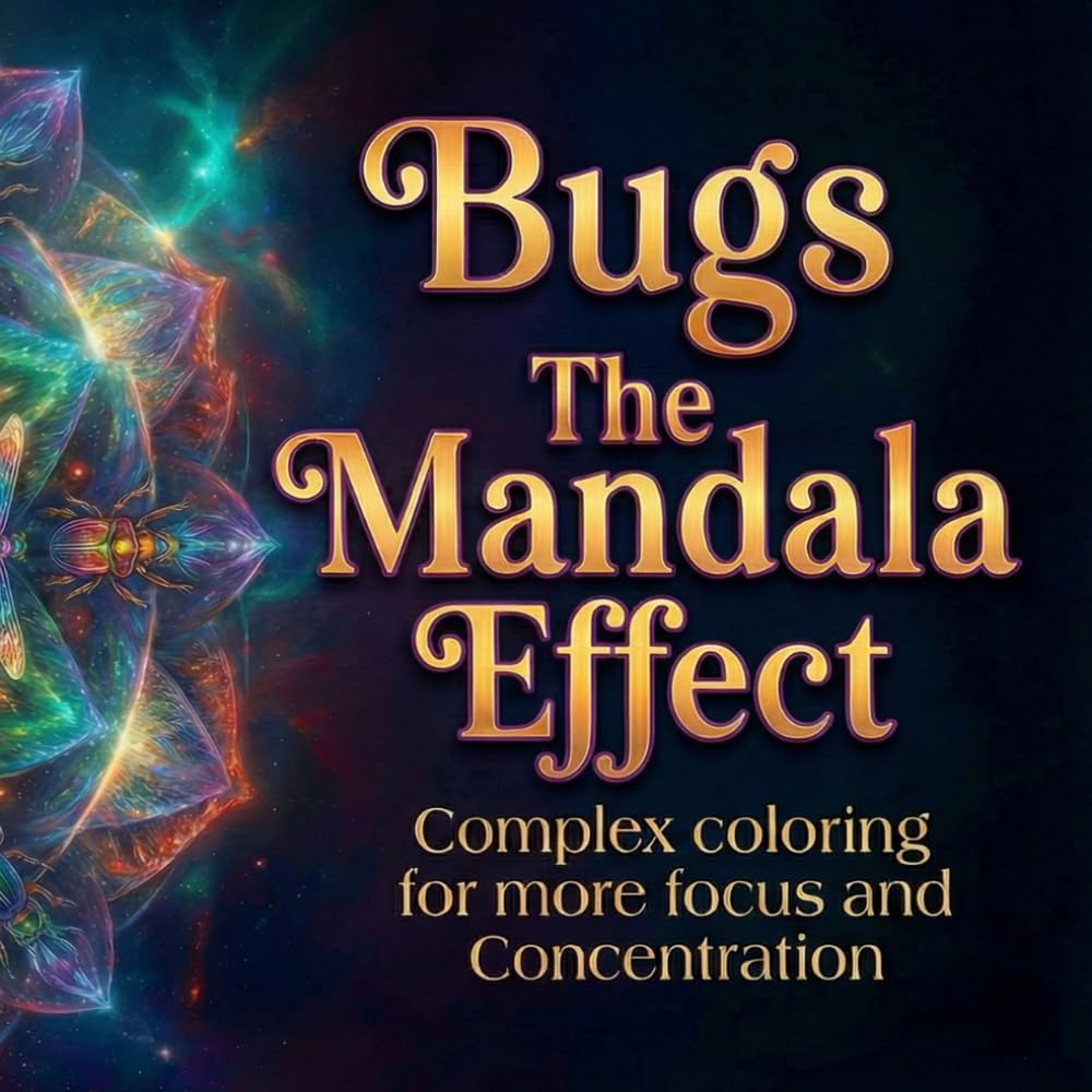 Bugs The Mandala Effect: Complex coloring for more focus and concentration
