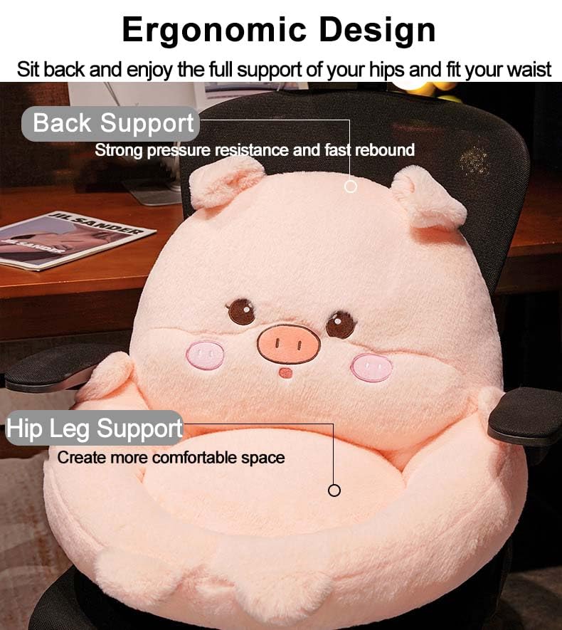 TESICA Coussin De Chaise En Peluche En Forme De Dinosaure Pour Dossier De Bureau, Chaise De Bureau, Joli Coussin De Sol, Coussin De Lit Pour Chaise, Canapé, Lit, Bureau, 50,8 X 40,6