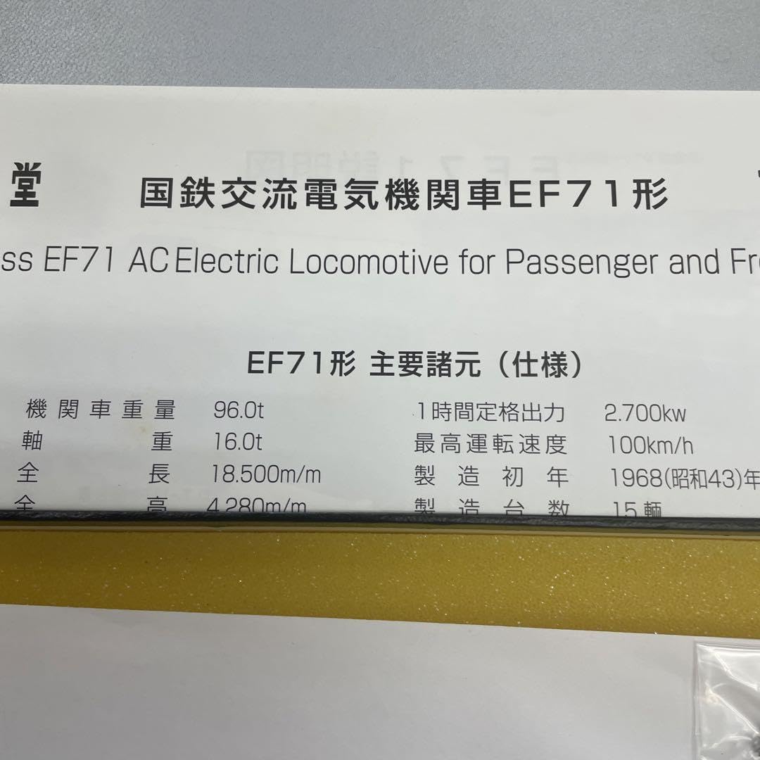 Amazon.co.jp: 天賞堂 直流電気機関車EF71 No.12013初期形8号機 : おもちゃ