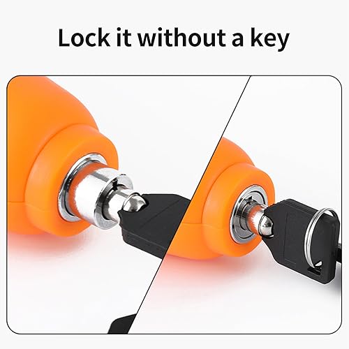 Miniatura 6 de Cerradura de acelerador de motocicleta resistente antirrobo ajustable, sistema de alarma de motocicleta antirrobo de 110 db, cerraduras de scooter