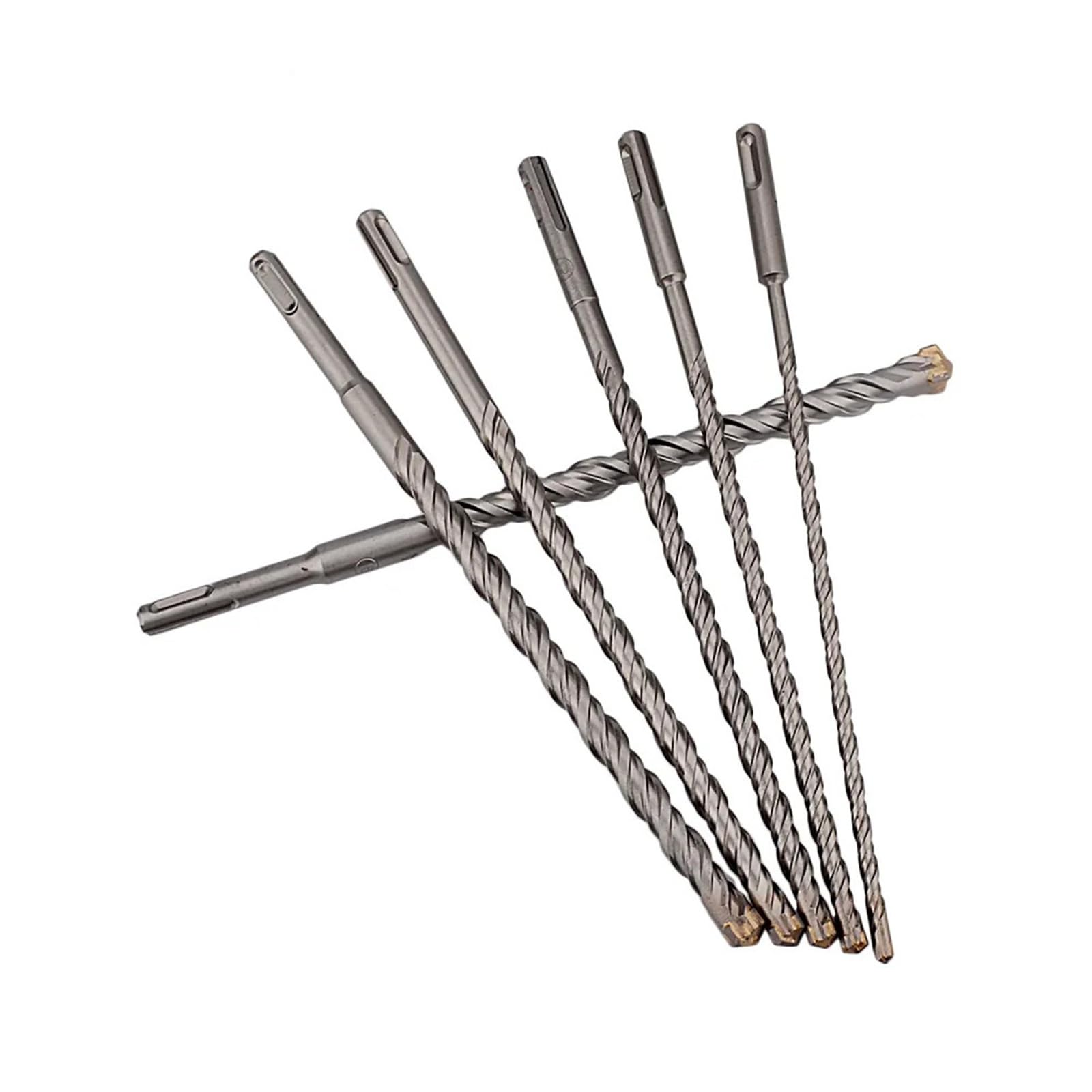 Cross Impact Hammer Drill Bit 200mm Hard Alloy Four Edge SDS Plus Four Edge Drill 1Pcs(25mm)