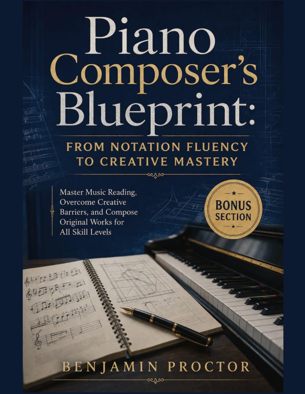 Piano Composer’s Blueprint: From Notation Fluency to Creative Mastery: Master Music Reading, Overcome Creative Barriers, and Compose Original Works ... Music Production & Composition Series)