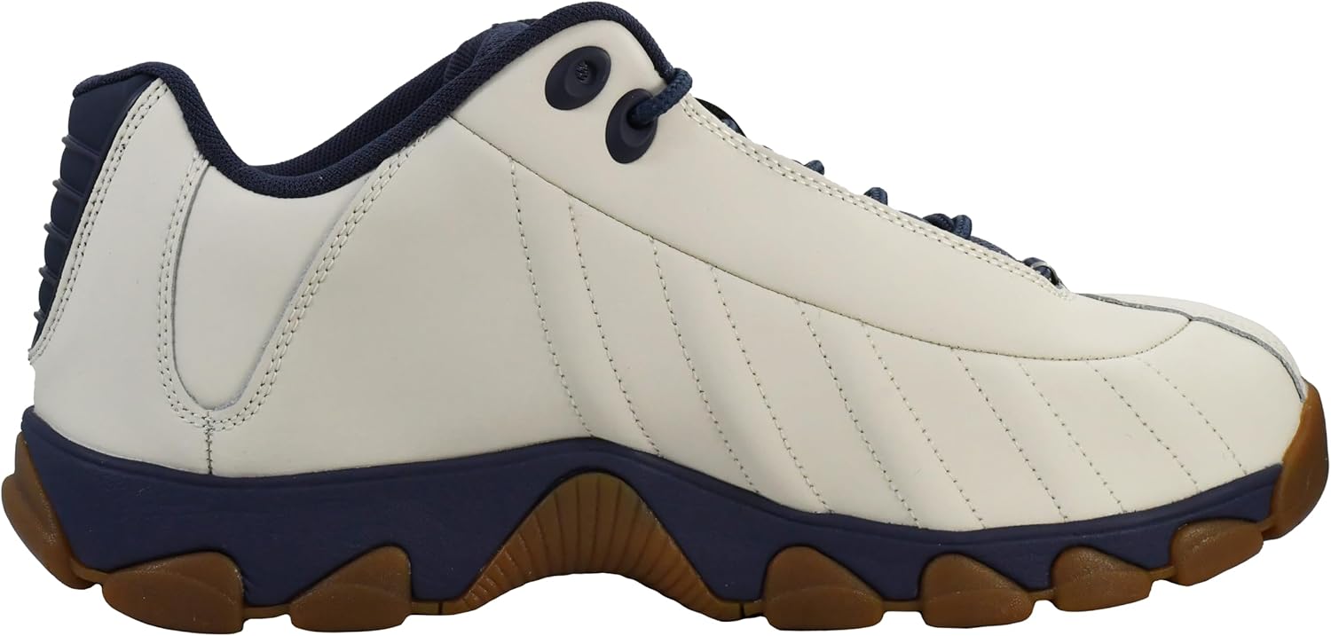 K-Swiss Men's ST329 CMF Sneaker, Wide Tennis Walking Shoes Leather Upper
