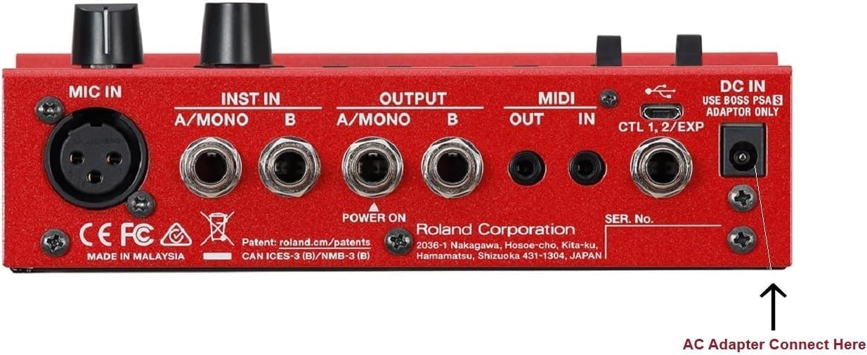 Amazon.com: AC Adapter Power Supply Compatible with Boss RC-500