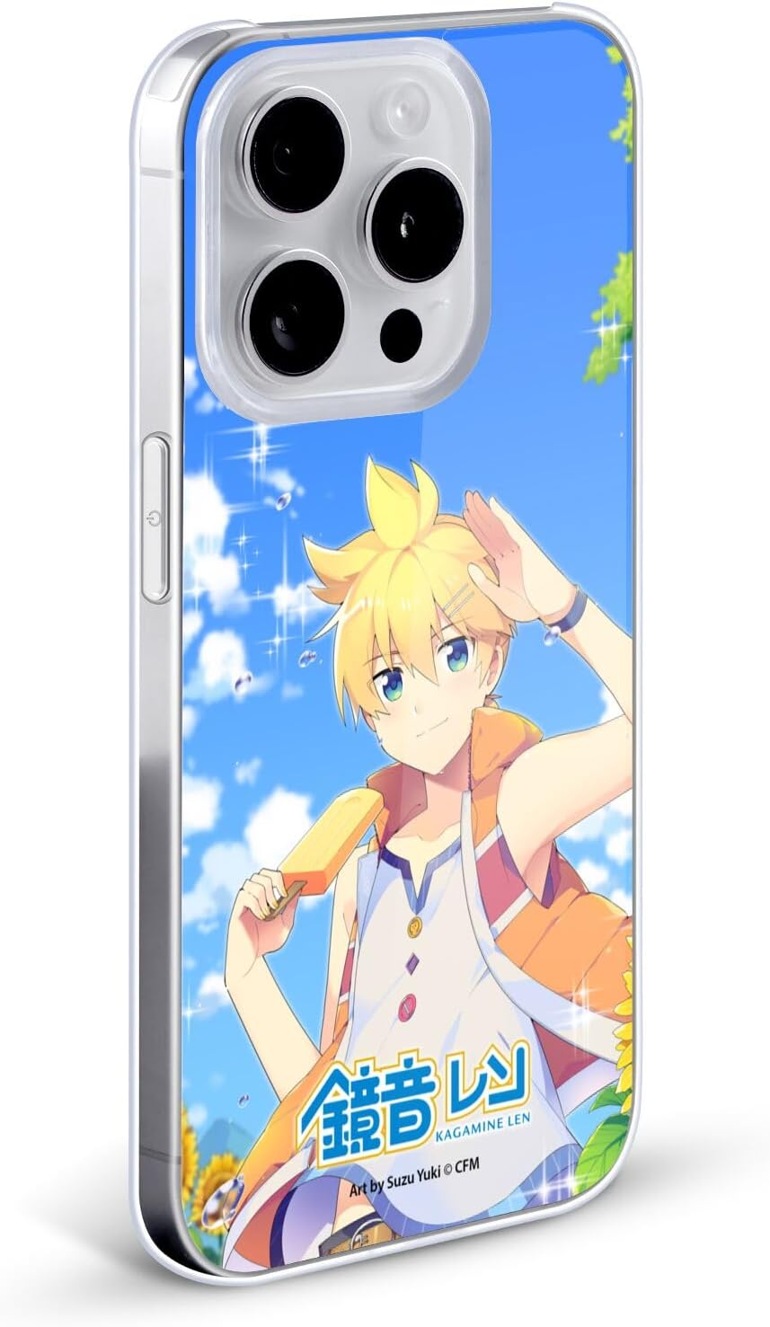 Head Case Designs Officially Licensed Hatsune Miku Kagamine Len Characters Hard Back Case Compatible with Apple iPhone 16 Pro Max image 2
