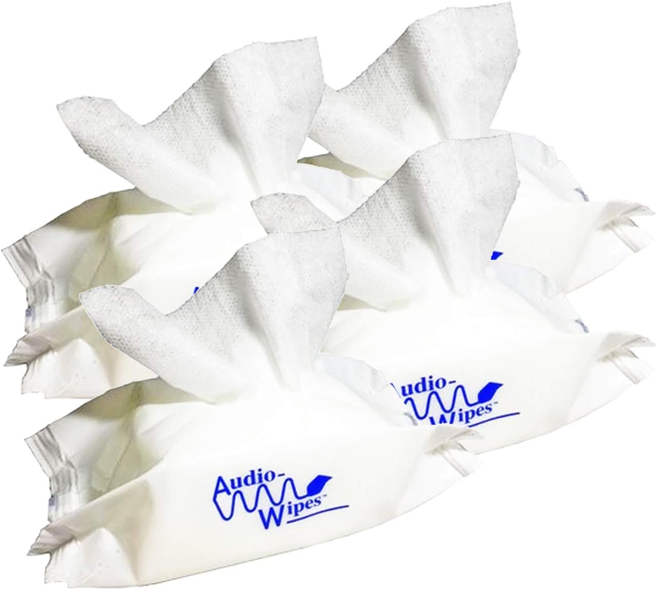 Audiologist's Choice Audiowipes Towelettes Portable Pouch - Pack of Four