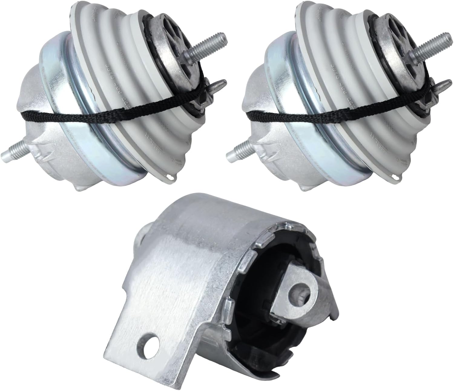 3Pcs Transmission Mount & Engine Motor Mounts Kit for Jaguar XF X250 3.0L 2009-2015, for Jaguar XJ X351 5.0L 2010 2011 2012 20 13 2014 2015 2016 2017 2018, Replaces C2D16622 C2D38505 C2P17845