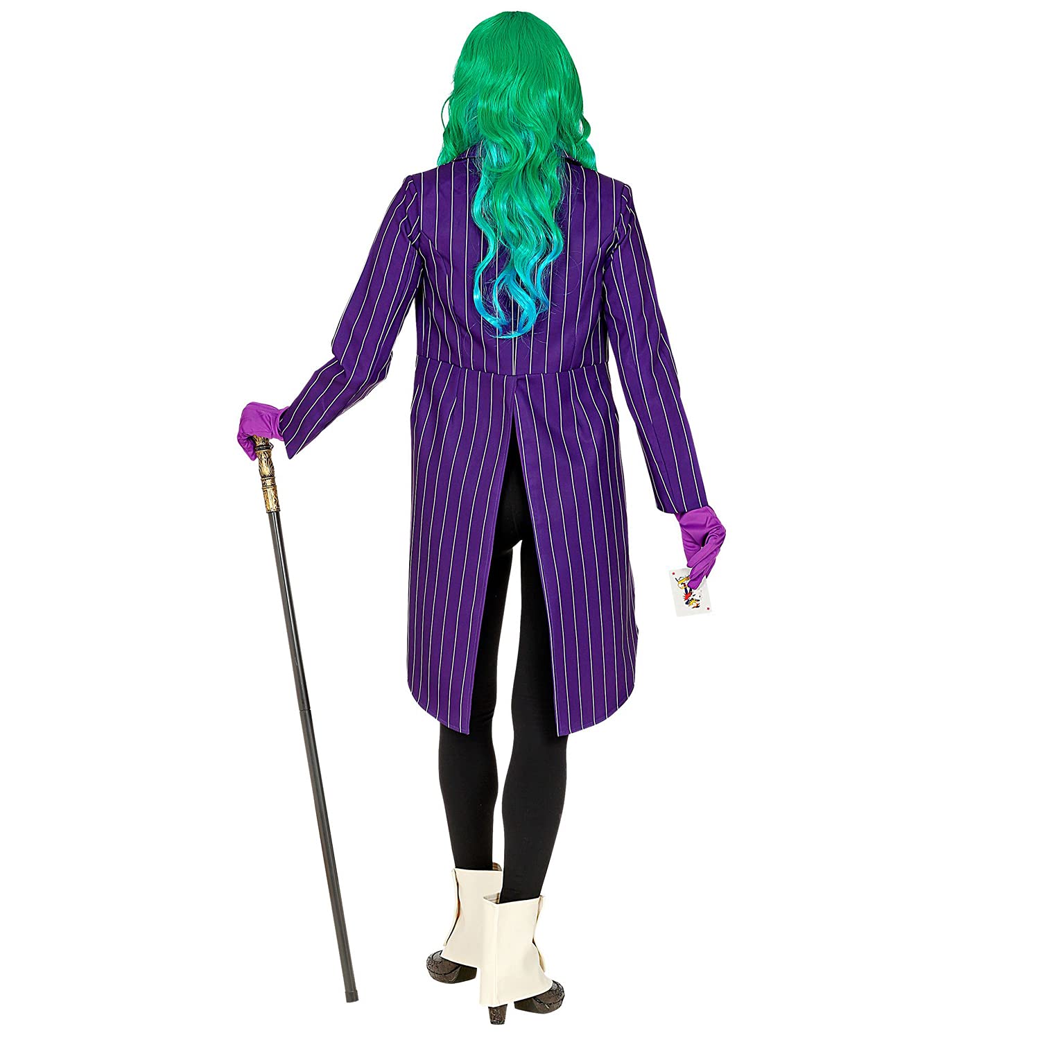 W WIDMANN MILANO Party Fashion, Evil Clown Frac for Women Horror, Circus, Psycho, Joker, Jester, Show, Halloween, Carnival - Image 4