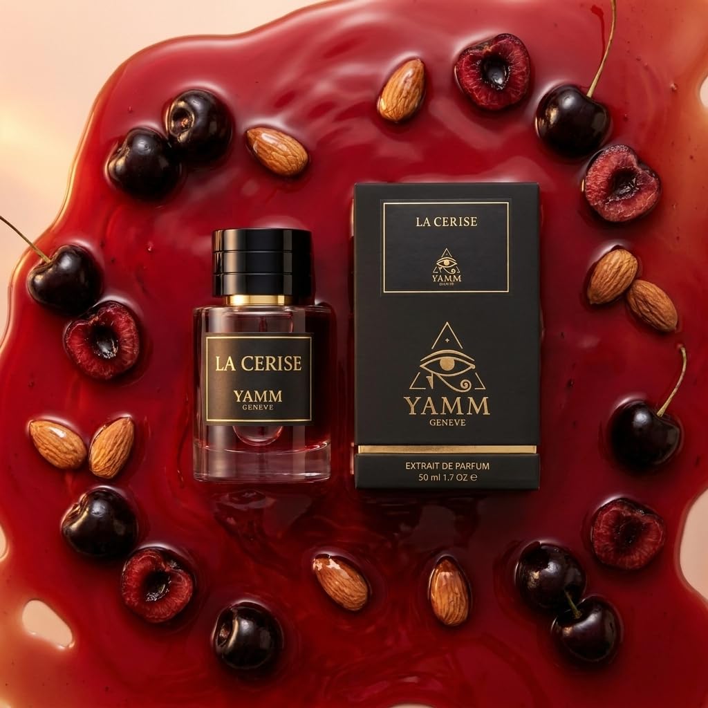 La Cerise Extracto de Perfume 50 ml – Perfume Unisex con Cereza Negra y Almendra Amarga – Fragancia Gourmand, Dulce y Amaderada – Larga Duración 18h