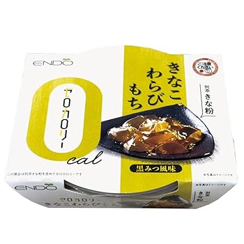 Amazon | 遠藤製餡 ゼロカロリー きなこわらびもち 108g×6個入