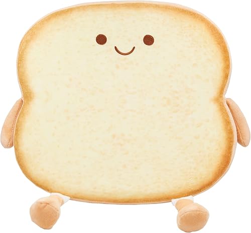 Oumelfs Cojín de asiento Toast, lindo cojín de espuma viscoelástica con funda extraíble, silla de juegos, oficina, hogar, dormitorio, tienda, disponible en Yaxa Colombia