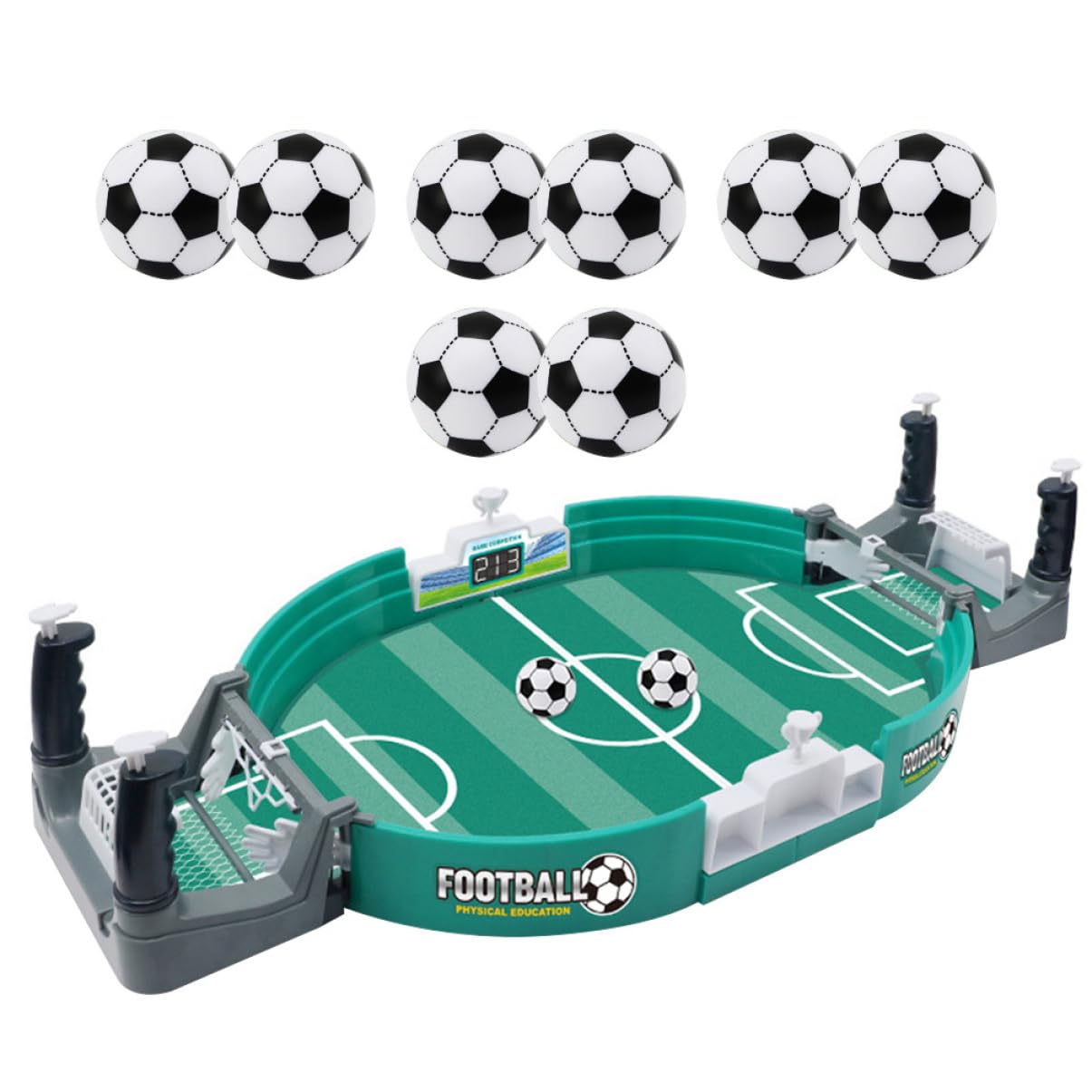 GOOHOCHY 1Set Household Table Football Interactive Soccer Game for Enhances Focus and Hand Eye Coordination Creative Board Game with Scoring Board for Family Fun and Playtime