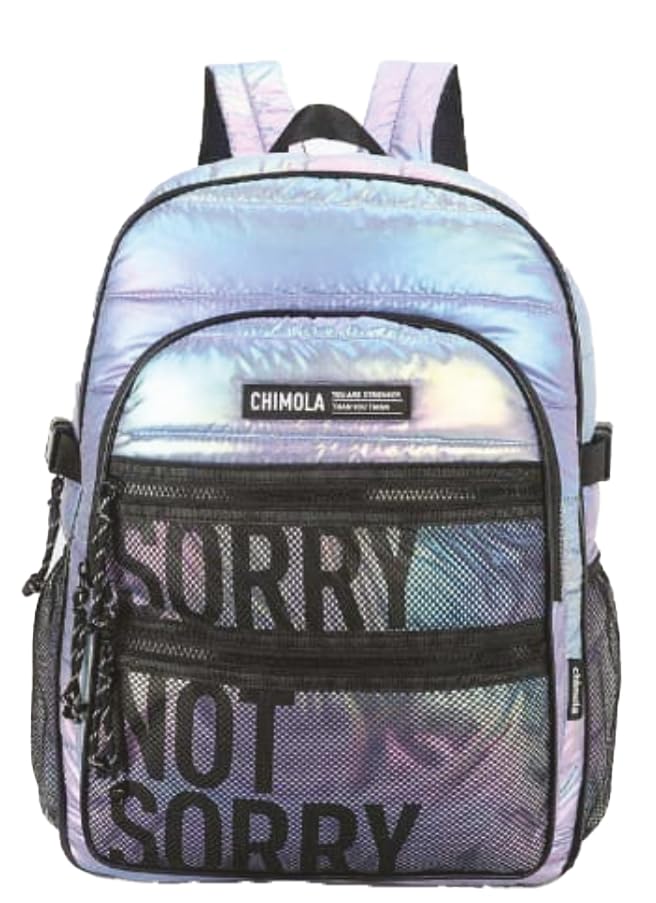 CHIMOLA Unisex Çocuk Sırt Çantası, Mor, M
