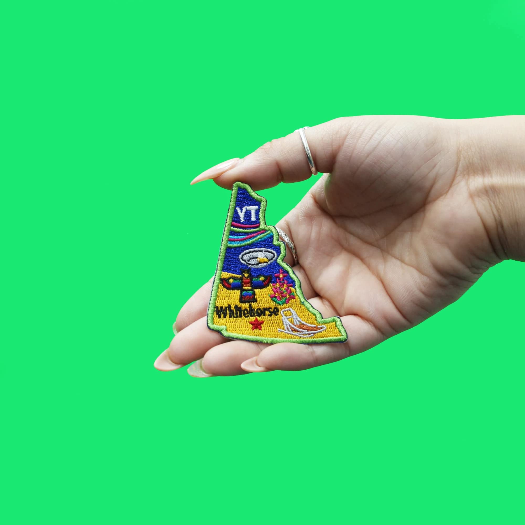 Yukon Patch Canada Province Embroidered Iron On