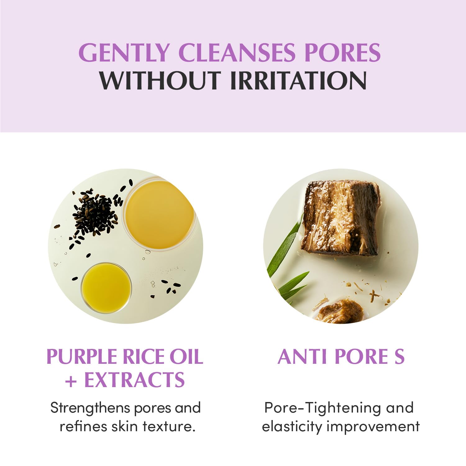Equal Berry Purple Rice Porenglättendes Reinigungsöl, 200 ml, Tiefenreinigung für Poren, koreanisches Öl Reiniger